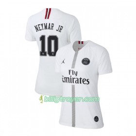 Billige Fotballdrakter Paris Saint-Germain Neymar JR 10 Jodan Hvit Dame Tredjedraktsett 2018/19 Kortermet